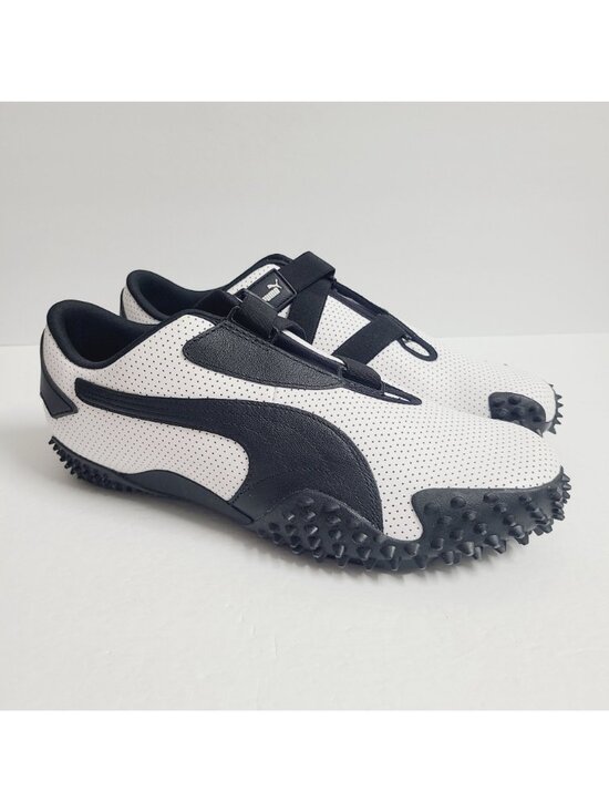 NEW Puma Mostro Perforated Leather Pack Shoes 397331-01 Size 12 White Black main image 7